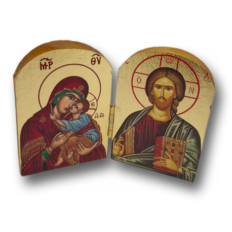 Diptych - Kristus s Bohorodicí (Pantanassa)