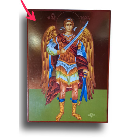 Ikona Archanděla Michaela s mečem - sleva