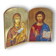 Diptych - Kristus s Bohorodicí