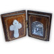 Diptych – Ortodoxní tradiční amulet se Zvěstováním (4 × 5 cm)