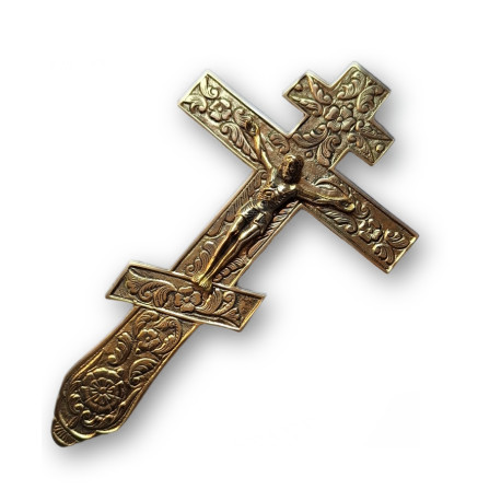 Ruský kříž na žehnání - stříbrný