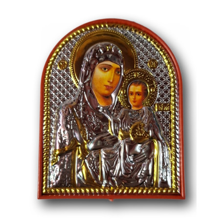 Ikona Panny Marie s Dítětem – 7,5 × 6 cm