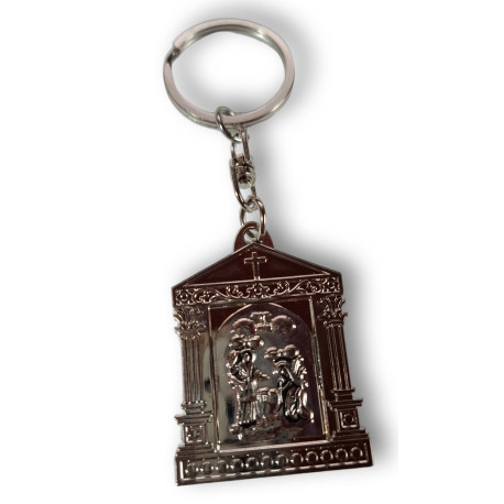 Klíčenka Zvěstování Panně Marii – bronzový antikový vzhled