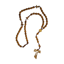 Františkánský růženec „Světlo Vzkříšení“ – Hřejivé dřevo a symbol naděje