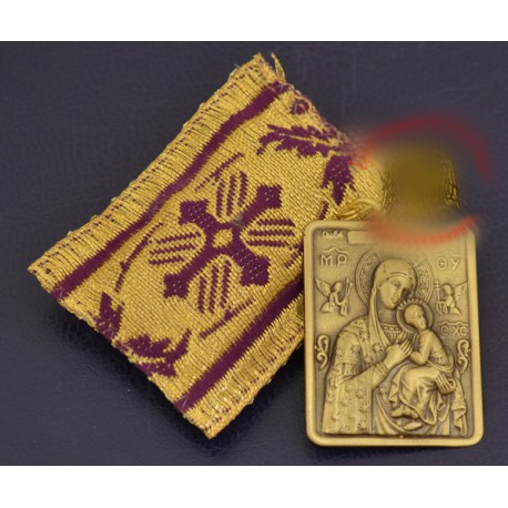 Filakto s kovovou ikonkou Panny Marie