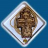 Řecký gravírovaný dřevěný kříž na krk A