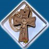 Řecký gravírovaný dřevěný kříž na krk D
