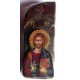 Starověká ikona Krista na dřevě