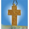 Vyrobeno ze dřeva
rozměr: 4x2,3 cm
Vyrobeno v Řecku (hora Athos)
Ručně vyrobený dřevěný kříž od mnichů z Athosu.