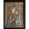 Kovová ikona Panny Marie z Tinu