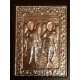 Kovová ikona Archanděla Michaela a Gabriela