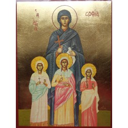 Svatá Sofia s dětmi