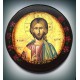 Antický styl ikony  - Žehnající Kristus