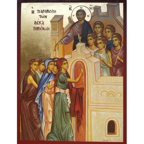 Ikona deseti panen z Kristova podobenství