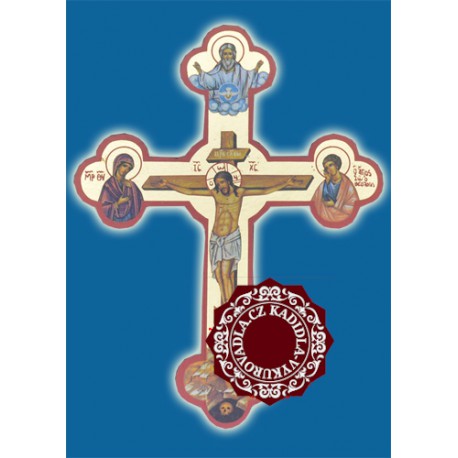 Byzantský kříž s ikonou