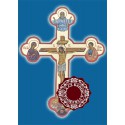 Byzantský kříž s ikonou