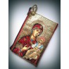 Peněženka s byzantskou ikonou Bohorodice a Krista B