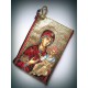 Peněženka s byzantskou ikonou Krista (6x10)