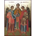 Synaxis tří archandělů s Kristem