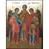 Synaxis tří archandělů s Kristem